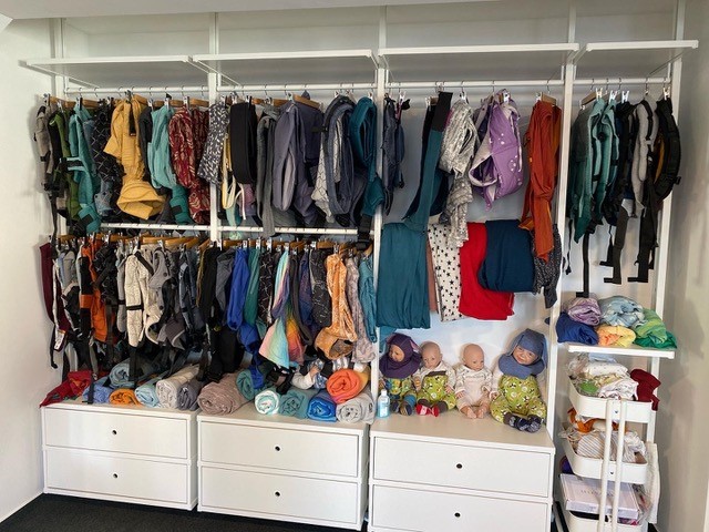 Tragen und weiteres im Geschäft von Veronika Köb